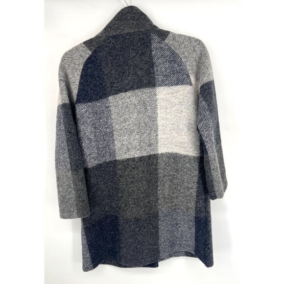 Max Studio Womens Wool Blend Plaid Jacket Size Small - Picture 7 of 7